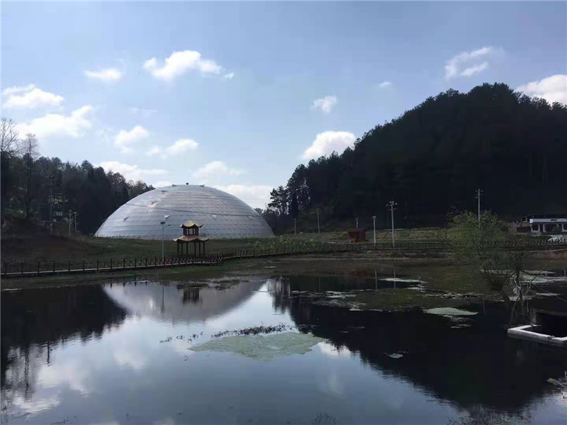 貴陽(yáng)3018平米無(wú)立柱鳥(niǎo)巢溫室(圖2)